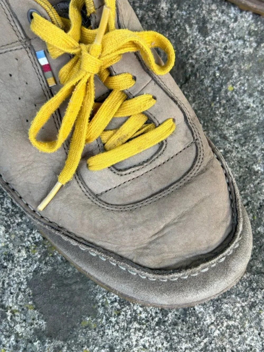 The North Face Men's Tan Brown Sneakers Gold Laces Size 13